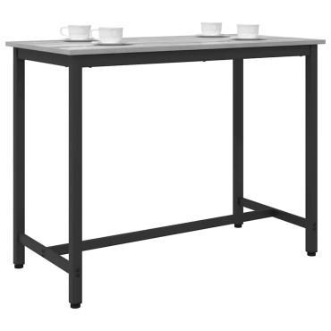 vidaXL τραπέζι Γκρίζο Σονομα 100x50x76,5cm