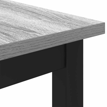 vidaXL τραπέζι Γκρίζο Σονομα 100x50x76,5cm
