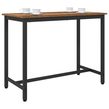 vidaXL τραπέζι Παλιό ξύλο 100x50x76,5cm