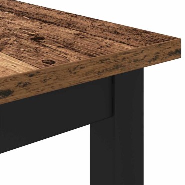 vidaXL τραπέζι Παλιό ξύλο 100x50x76,5cm