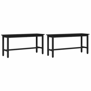 vidaXL Καθιστικό Σαλονιού 100x32,5x48,5cm 2 τμχ.