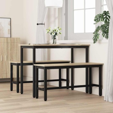 vidaXL Καθιστικό Σαλονιού 100x32,5x48,5cm 2 τμχ.