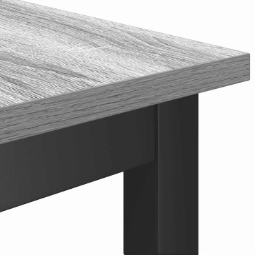 vidaXL Καθιστικό Σαλονιού Γκρίζο Σονομα 100x32,5x48,5cm