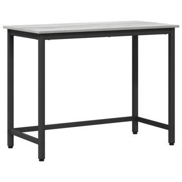 vidaXL τραπέζι Γκρίζο Σονομα 80x50x76,5 εκ 1 τεμ.