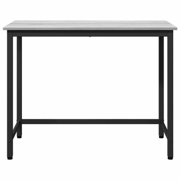 vidaXL τραπέζι Γκρίζο Σονομα 80x50x76,5 εκ 1 τεμ.