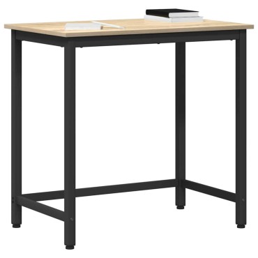 vidaXL τραπέζι Δρύς Sonoma 100x50x76,5cm 1 τεμ.