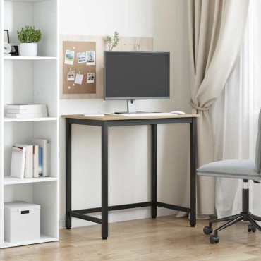 vidaXL τραπέζι Δρύς Sonoma 100x50x76,5cm 1 τεμ.
