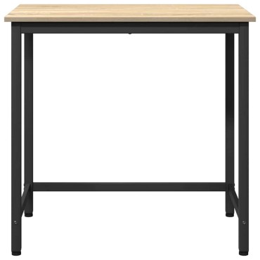 vidaXL τραπέζι Δρύς Sonoma 100x50x76,5cm 1 τεμ.