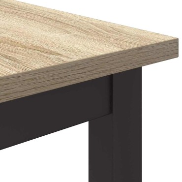 vidaXL τραπέζι Δρύς Sonoma 100x50x76,5cm 1 τεμ.