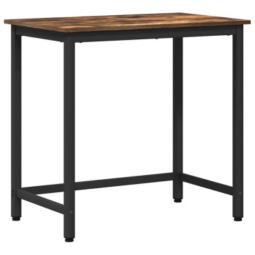 vidaXL τραπέζι Καπνιστό Δρύς 100x50x76,5cm 1 τεμ.