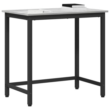 vidaXL τραπέζι Γκρίζο Σονομα 100x50x76,5cm 1 τεμ.