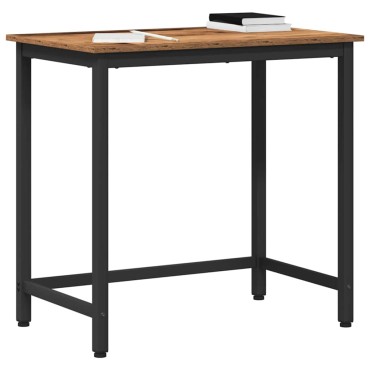 vidaXL τραπέζι Παλιό ξύλο 100x50x76,5cm 1 τεμ.