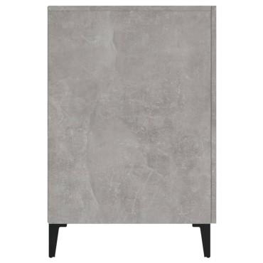 vidaXL Γραφείο Γκρι Σκυροδέματος 140x50x75cm Επεξεργασμένο Ξύλο 1 τεμ.