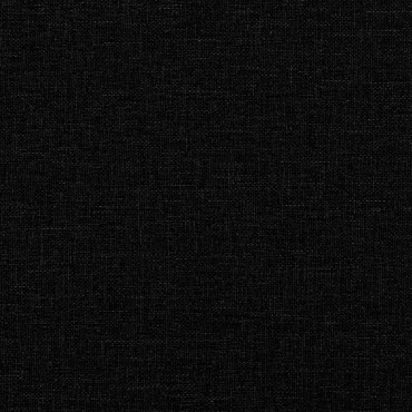vidaXL Κρεβάτι καναπές Μαύρο ύφασμα 124x71x78cm