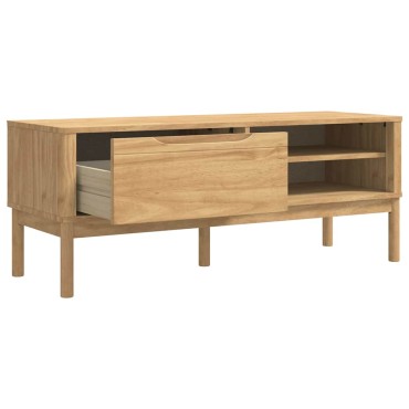 vidaXL Πάγκος Χωλ FLORO Κερωτό καφέ 115x40x45 εκ 1 τεμ.
