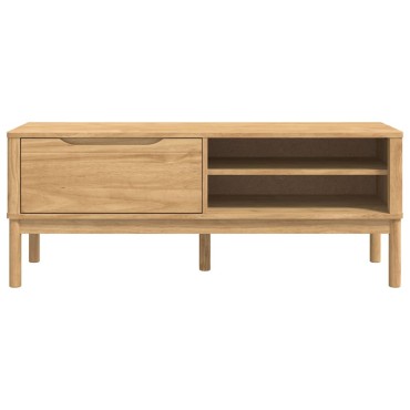 vidaXL Πάγκος Χωλ FLORO Κερωτό καφέ 115x40x45 εκ 1 τεμ.
