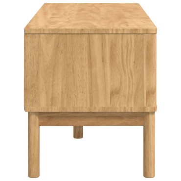 vidaXL Πάγκος Χωλ FLORO Κερωτό καφέ 115x40x45 εκ 1 τεμ.