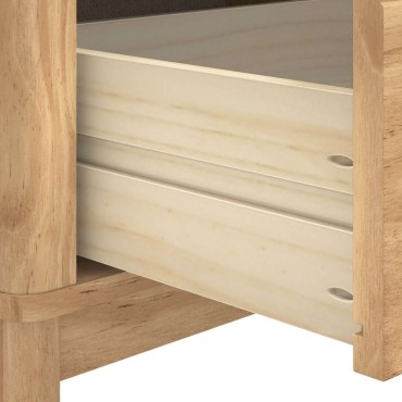 vidaXL Πάγκος Χωλ FLORO Κερωτό καφέ 115x40x45 εκ 1 τεμ.