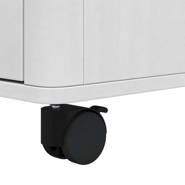 vidaXL Καρότσι Κουζίνας FLORO Λευκό 72,5x45x80 εκ 1 τεμ.
