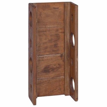 vidaXL Ράφι Καφέ 24x13x54cm Στερεό ξύλο Μαόνι 1 τεμ.