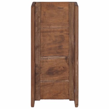 vidaXL Ράφι Καφέ 24x13x54cm Στερεό ξύλο Μαόνι 1 τεμ.
