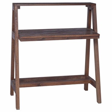 vidaXL Γραφείο Καφέ 90x50x103cm Στερεό Ανακτηθέν Ξύλο 1 τεμ.