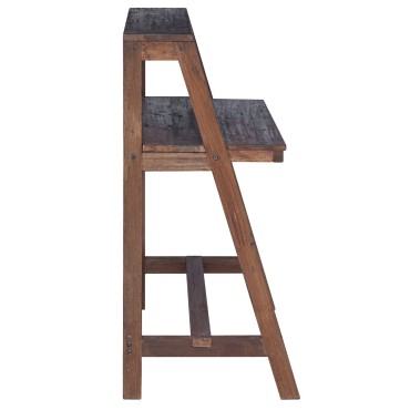 vidaXL Γραφείο Καφέ 90x50x103cm Στερεό Ανακτηθέν Ξύλο 1 τεμ.