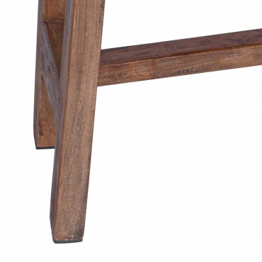 vidaXL Γραφείο με συρτάρι Καφέ 110x30x79cm Στερεό ξύλο Μαόνι