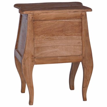 vidaXL Θήκη Αποθήκευσης 48x35x64cm Στερεό ξύλο Μαόνι
