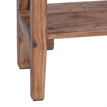 vidaXL Βάση φυτών με συρτάρι Καφέ 34 x 25 x 52 εκ. Ξύλο Μαόνι