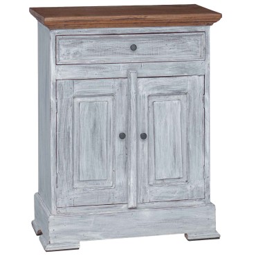 vidaXL Ντουλάπι αποθήκευσης 63x30x79cm Στερεό ξύλο Μαόνι
