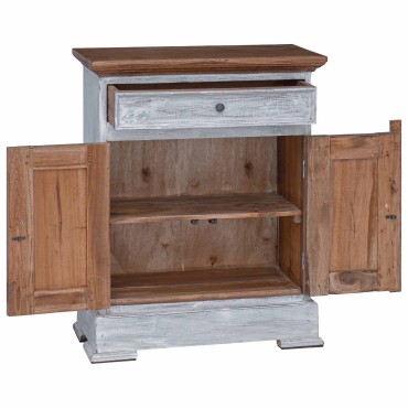 vidaXL Ντουλάπι αποθήκευσης 63x30x79cm Στερεό ξύλο Μαόνι