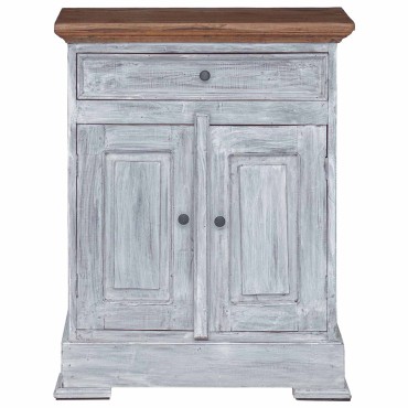 vidaXL Ντουλάπι αποθήκευσης 63x30x79cm Στερεό ξύλο Μαόνι