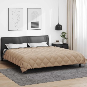 vidaXL Χειμερινό Παπλωματοθήκη 240 x 260 εκ. 450 gsm Ανθρακί και Taupe