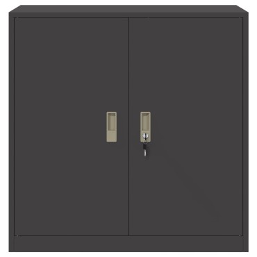 vidaXL Ντουλάπι αποθήκευσης Μαύρο 90x40x90cm Ατσάλι 1 τεμ.