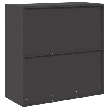 vidaXL Ντουλάπι αποθήκευσης Μαύρο 90x40x90cm Ατσάλι 1 τεμ.