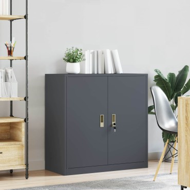vidaXL Ντουλάπι αποθήκευσης Ανθρακί 90x40x90cm Ατσάλι 1 τεμ.