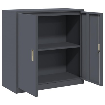 vidaXL Ντουλάπι αποθήκευσης Ανθρακί 90x40x90cm Ατσάλι 1 τεμ.