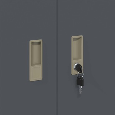 vidaXL Ντουλάπι αποθήκευσης Ανθρακί 90x40x90cm Ατσάλι 1 τεμ.
