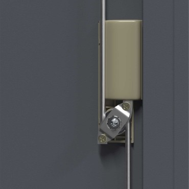 vidaXL Ντουλάπι αποθήκευσης Ανθρακί 90x40x90cm Ατσάλι 1 τεμ.