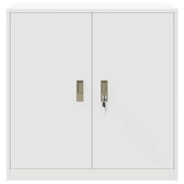 vidaXL Ντουλάπι αποθήκευσης Λευκός 90x40x90cm Ατσάλι 1 τεμ.