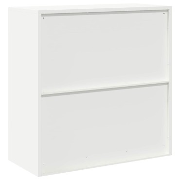 vidaXL Ντουλάπι αποθήκευσης Λευκός 90x40x90cm Ατσάλι 1 τεμ.