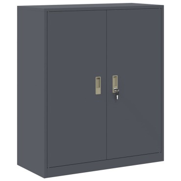vidaXL Ντουλάπι αποθήκευσης Ανθρακί 90x40x105cm Ατσάλι 1 τεμ.