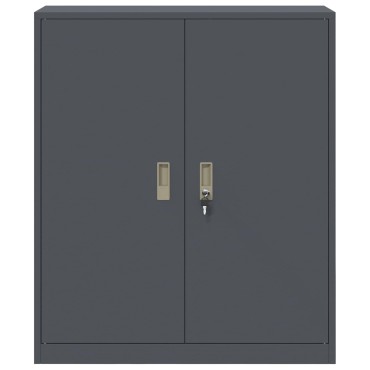 vidaXL Ντουλάπι αποθήκευσης Ανθρακί 90x40x105cm Ατσάλι 1 τεμ.