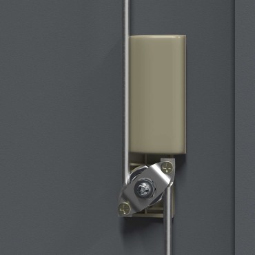 vidaXL Ντουλάπι αποθήκευσης Ανθρακί 90x40x105cm Ατσάλι 1 τεμ.