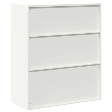 vidaXL Ντουλάπι αποθήκευσης Λευκός 90x40x105cm Ατσάλι 1 τεμ.