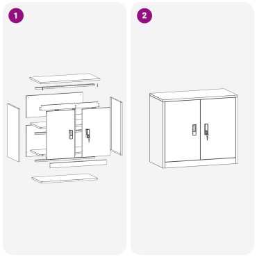 vidaXL Ντουλάπι αποθήκευσης Ροζ 80x40x70cm Ατσάλι 1 τεμ.