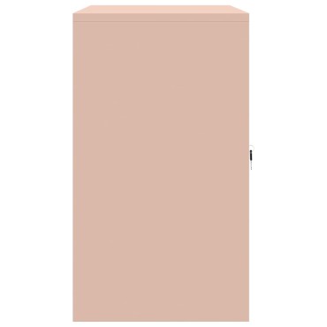 vidaXL Ντουλάπι αποθήκευσης Ροζ 80x40x70cm Ατσάλι 1 τεμ.