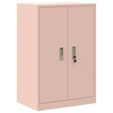vidaXL Ντουλάπι αποθήκευσης Ροζ 60x40x90cm Ατσάλι 1 τεμ.