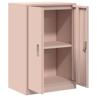 vidaXL Ντουλάπι αποθήκευσης Ροζ 60x40x90cm Ατσάλι 1 τεμ.